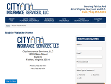 Tablet Screenshot of cityinsuranceus.com